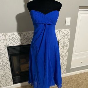 David’s Bridal Blue tea-length sizes 8 & 12